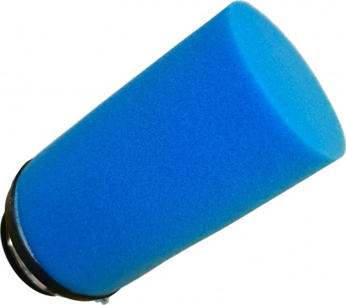 Фильтр воздушный нулевик #5 (d=42mm) поролон черный / синий