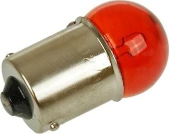 Лампа поворота G18 12V 10W цоколь 1 конт. желтая