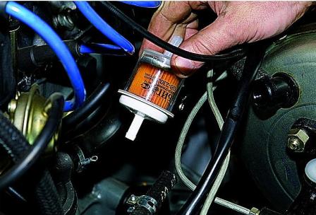 Замена топливного фильтра на квадроцикле