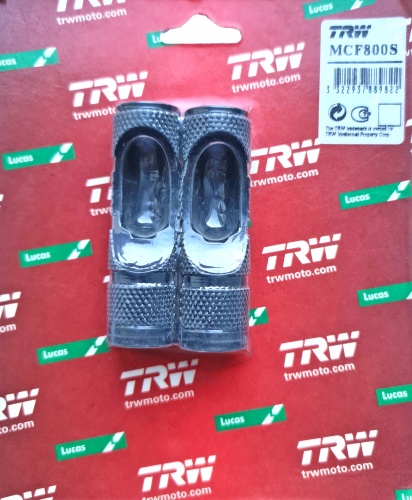 Упоры для ног универсальные Lucas TRW, аллюминий,черный MCF800S