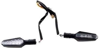 Поворотники светодиодные (компл. 2шт)  SMP-72 черные 020246-776-2591