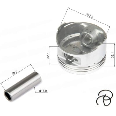 Поршень в сборе 163QMK с балансиром