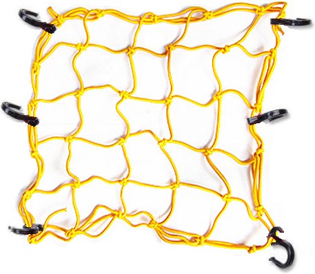 Сетка багажная Rexwear 40 x 40 см. пластиковые крючки (красная, синяя, черная, желтая, розовая)