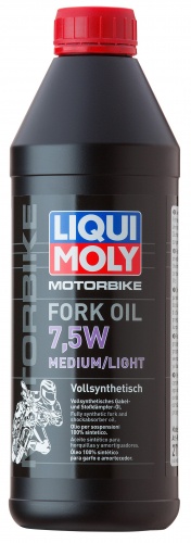 3099 Масло вилочное синт. Liqui Moly Motorbike Fork Oil Medium/Light 7,5W (0,5л)