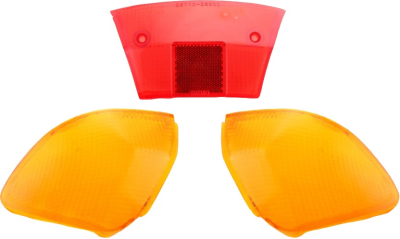 Задняя оптика комплект (стекла)  Suzuki Sepia ZZ б/у оригинал Япония Задняя оптика комплект (стекла)  Suzuki Sepia ZZ б/у оригинал Япония