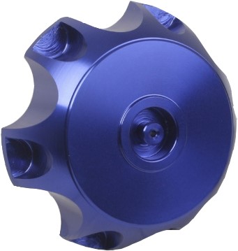 Крышка топливного бака алюминиевая d-48,5 мм синяя 020222-354-2021