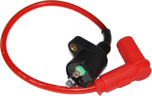 Катушка зажигания (универсальная) #1 красный провод