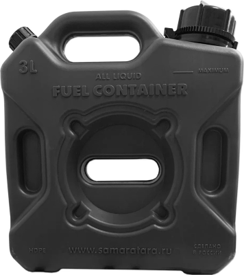 Канистра экспедиционная ЭКСТРИМ ДРАЙВ ПЛЮС 3л цвет:черный