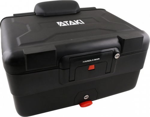 Кофр багажный раздвижной ATAKI SMP-169 47x38x30см )30/40 литров, черный матовый