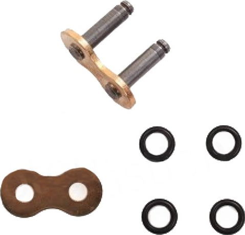 Замок для цепи DID 520 VX2 Gold/Black под заклёпку