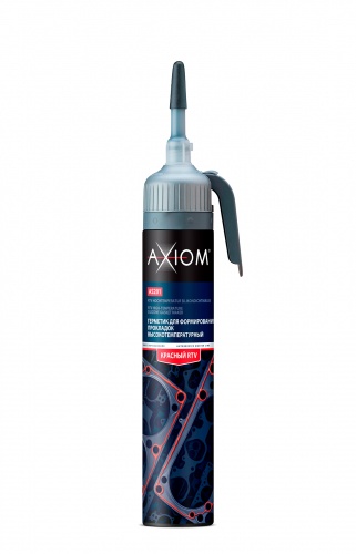 Герметик для формирования прокладок высокотемп. красный AXION AS201