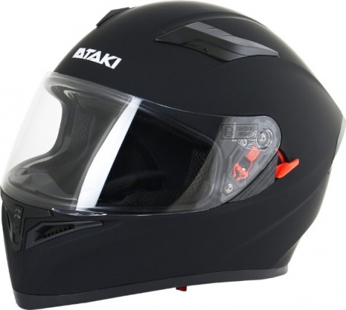 Шлем (интеграл) Ataki JK316 Solid черный матовый