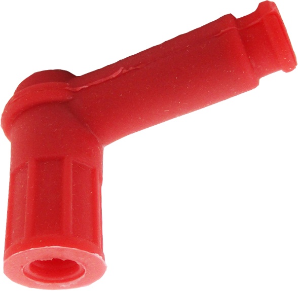 Колпачок свечной мото силикон (красный)