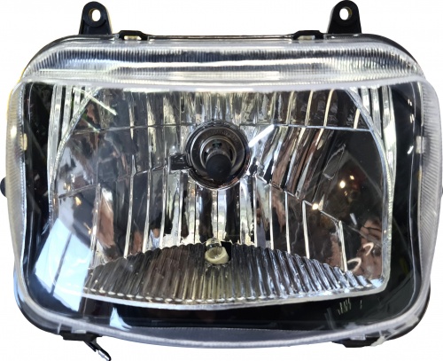 Фара головного света в сборе Yamaha YBR 125 прямоугольная