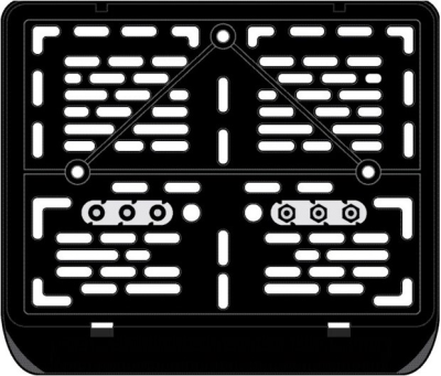 Рамка для крепления номера квадроцикла без надписи