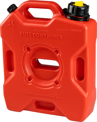 Канистра экспедиционная ЭКСТРИМ ДРАЙВ ПЛЮС 5л цвет:красный