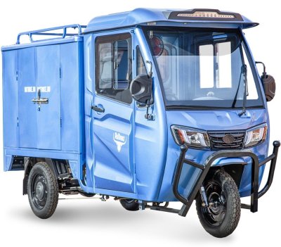 Грузовой электротрицикл Rutrike КАРГО Кабина Дуал обогрев 1500 60V1000W