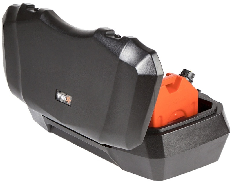 Кофр для ATV передний GKA 6600 / F 102 Вес: 6,45 кг ДхШхВ: 430х920х360 мм Объём: 66 л
