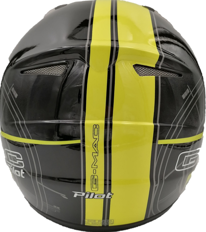 Мотошлем интеграл G-MAC PILOT BLACK/YELLOW