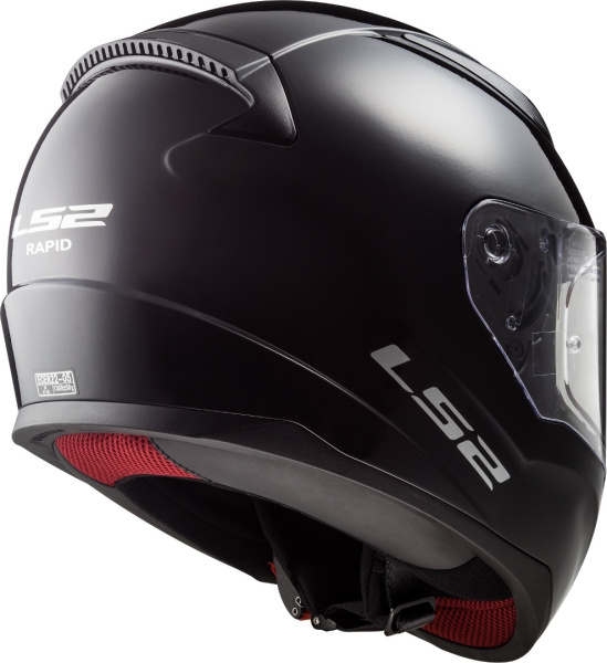 ШЛЕМ LS2 FF353 RAPID SINGLE MONO GLOSS Black