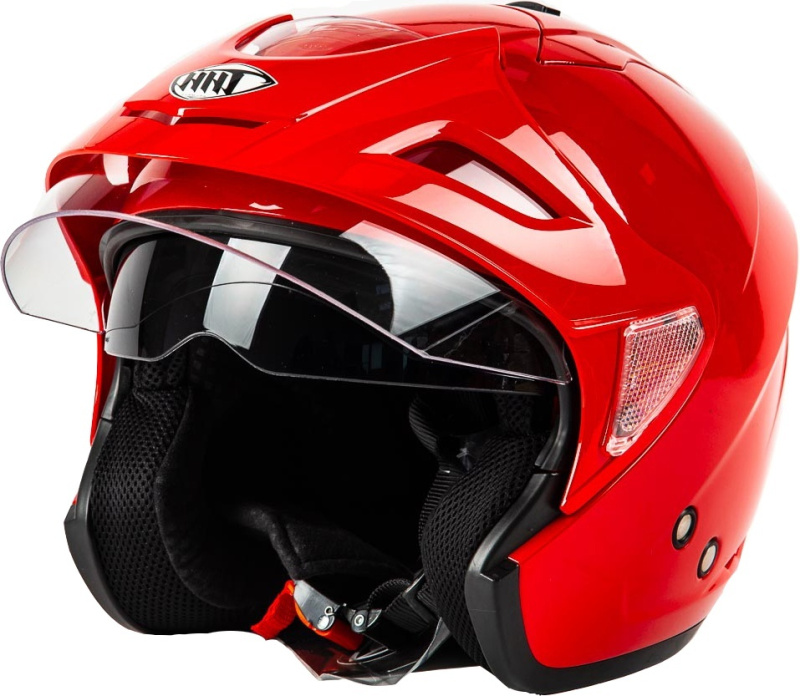 Шлем открытый T-378 RED 2-стекла