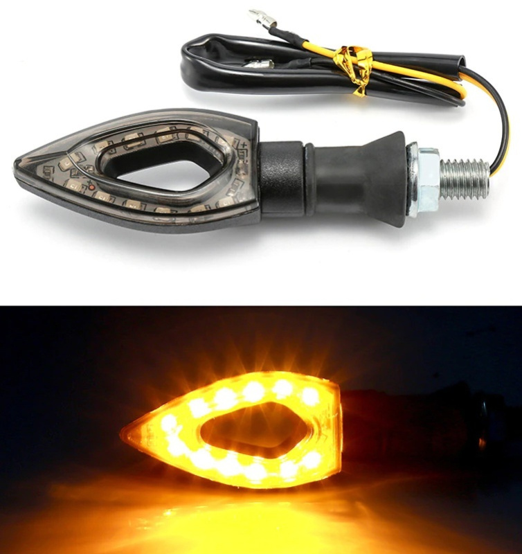 Замена поворотников на мотоцикле