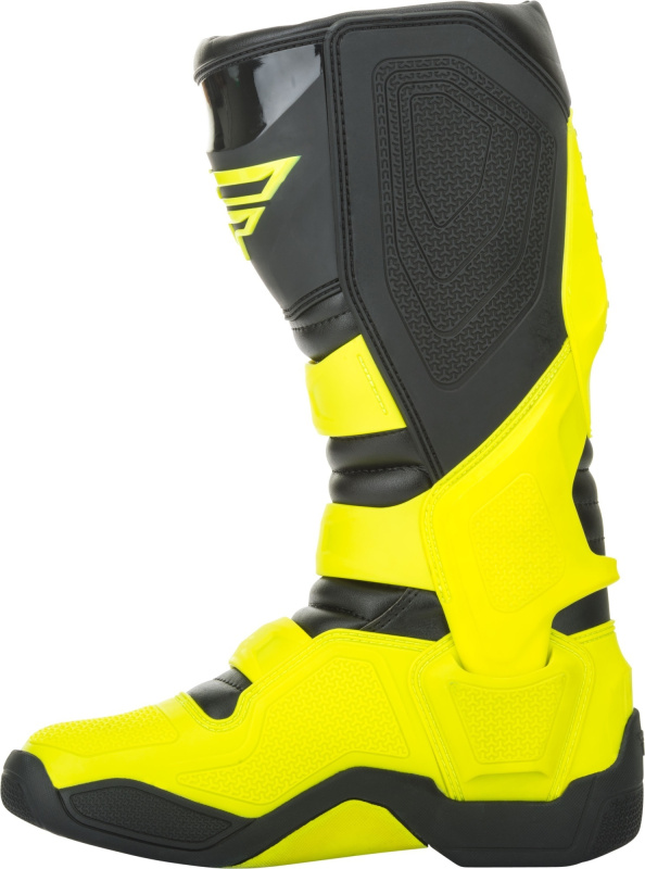Защита для ног: Мотоботы FLY RACING FR5 черные/Hi-Vis желтые