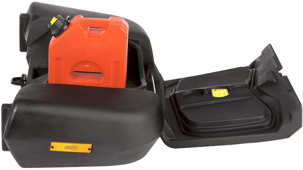 Кофр для ATV передний GKA 5100 / F 101 Вес: 5,65 кг ДхШхВ: 477х869х211 Объем: 51 л