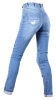 Мотоджинсы женские INFLAME THE WITCH, цвет синий светлый