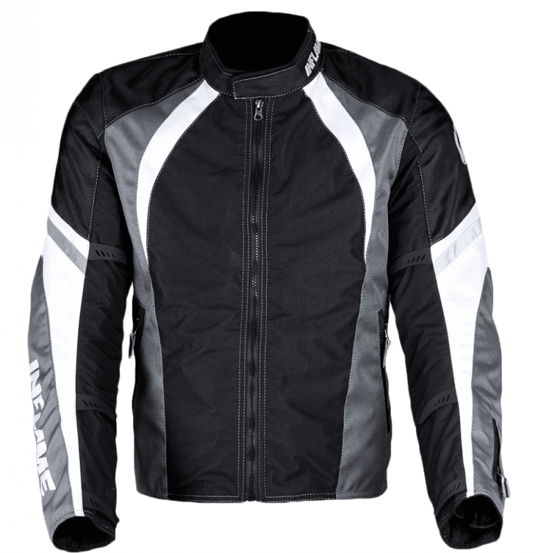 Мотокуртка мужская INFLAME BREATHE текстиль, цвет серый