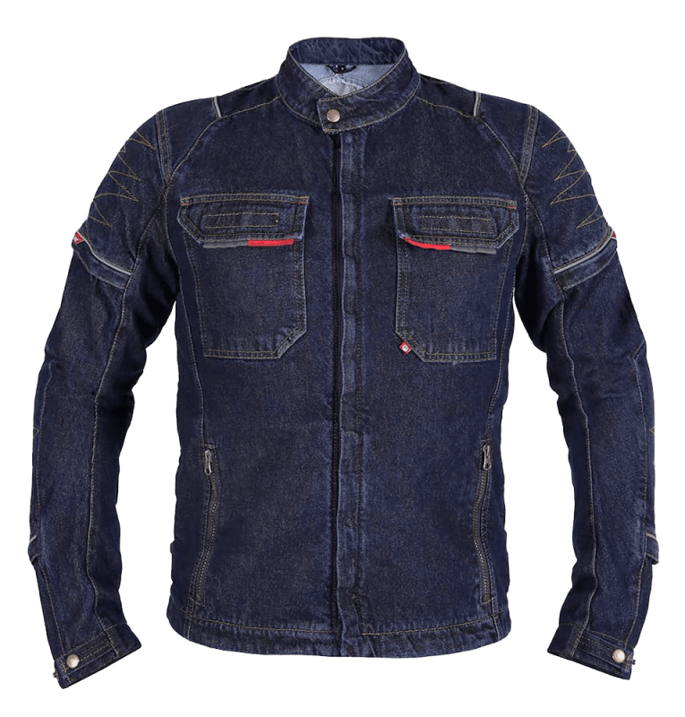 Мотокуртка мужская INFLAME VEGAS хлопок+арамид, цвет синий темный