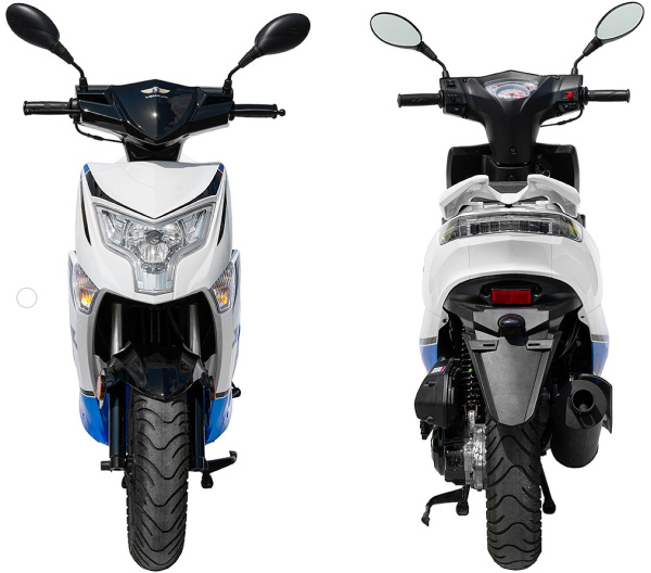 Скутер Regulmoto EAGLE 50 (LJ80QT-3L) колёса R12