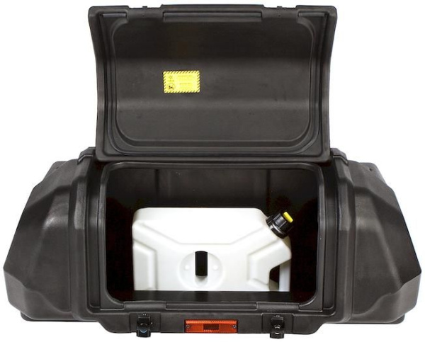 Кофр задний GKA 4438 / C 401 Вес: 9,95 кг ДхШхВ: 700х933х433 мм Объём:75 л