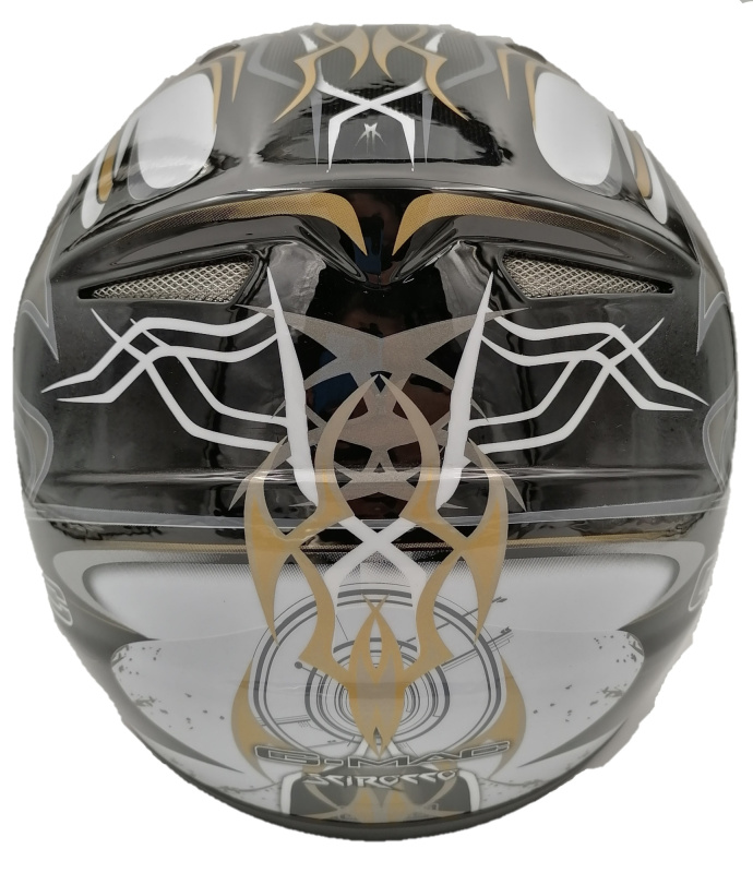 Мотошлем интеграл G-MAC SCIROCCO WHITE/BLACK/GOLD