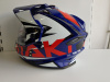 Шлем (мотард) Ataki JK802 Rampage синий/красный глянцевый