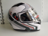 Шлем модуляр Ataki JK902 Shape белый/серый глянцевый