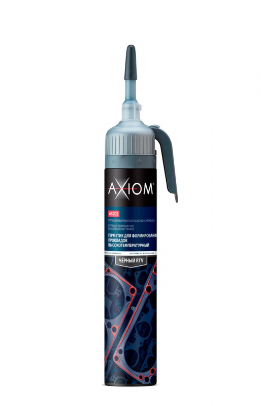 Герметик для формирования прокладок высокотемп. черный AXION AS202