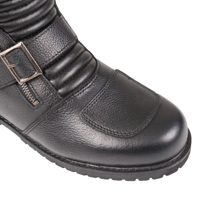 Защита для ног: Мотоботы RUSH UNCLE BOB, цвет Черный