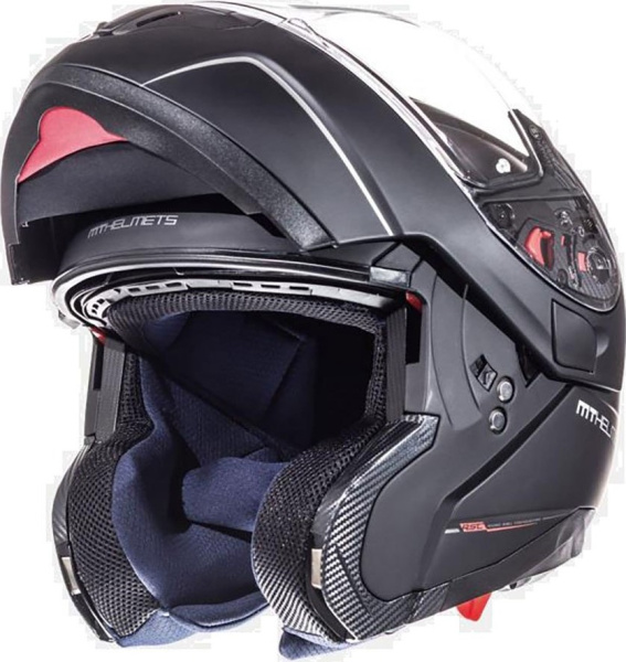 Шлем модуляр MT ATOM solid MATT BLACK