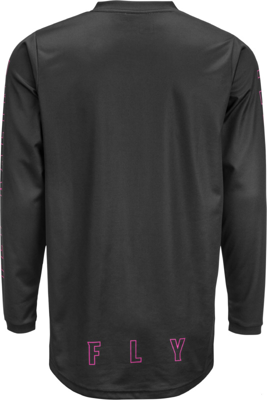 Футболка для мотокросса FLY RACING F-16 черная/розовая