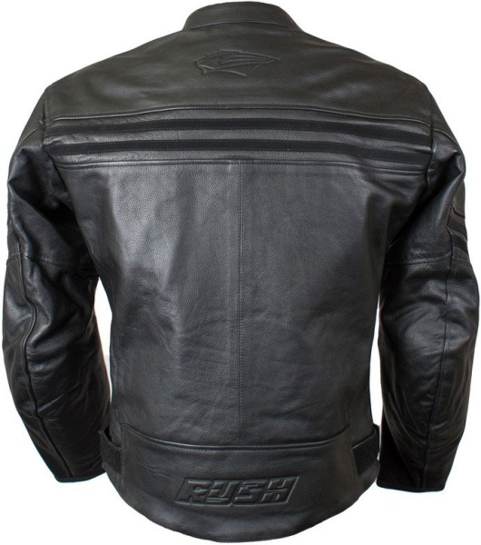 Куртка кожаная RUSH JACK, цвет черный