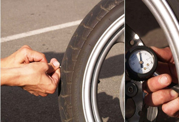 Ремонт бескамерной мотошины