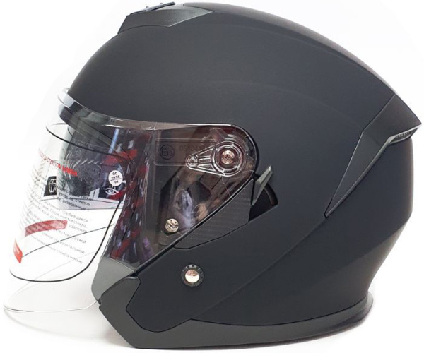 Шлем открытый Ataki JK526 Solid черный матовый