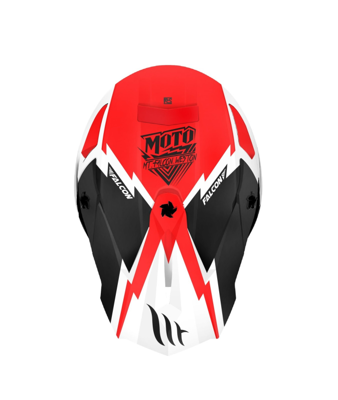 Шлем MT FALCON WESTON MX802 Gloss Pearl Red