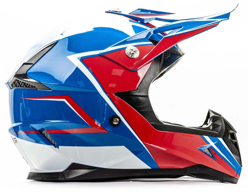 Шлем мото HIZER 615 blue