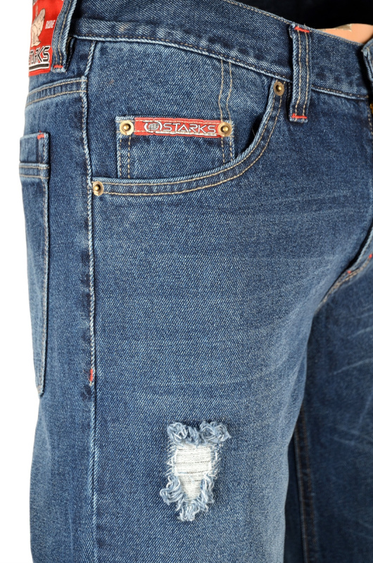 Мотоджинсы STARKS ARMADILLO-Т, синий
