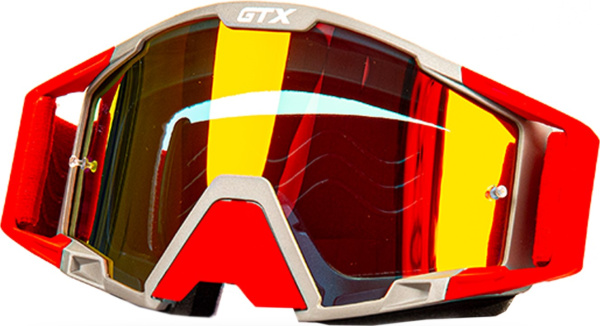 Очки для мотокросса GTX 5025 серо/красные