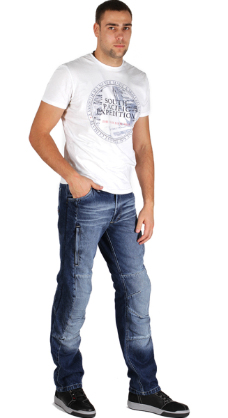 Мотоджинсы мужские INFLAME RAGE, цвет синий