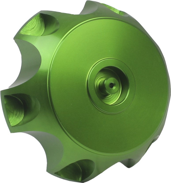 Крышка топливного бака алюминиевая d-48,5 мм зеленая 020222-354-2151