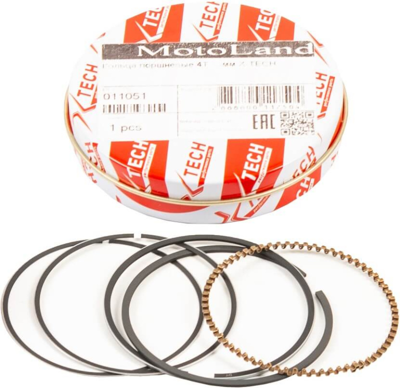 Кольца поршневые 4T 57,4мм X-TECH